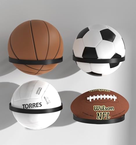 Corner Garage Ball Storage Rack, Wall Mount Ball Holder Space Saving by AIDILI