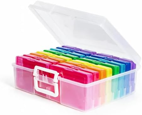novelinks Photo Storage Boxes with Handle, Photo Organizers and Storage by novelinks