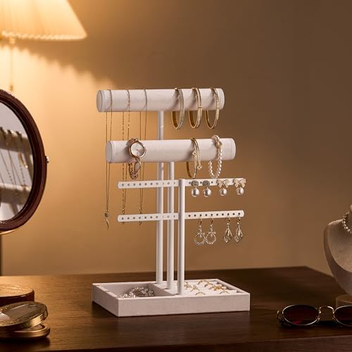 Jewelry Organizer Stand for Necklaces, Bracelets, Earrings, Rings, PW - Image 6