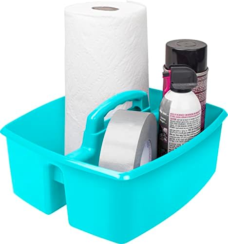 Storex Industries 13" x 11" x 6.375" Large Caddy, Teal by Storex