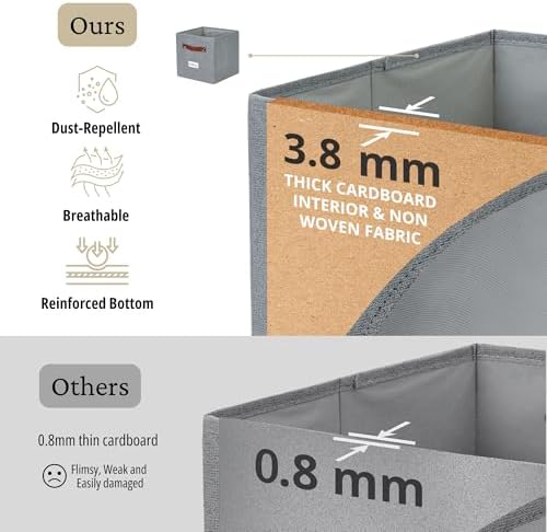 DECOMOMO Storage Bins, Storage Baskets for Shelves - Image 5