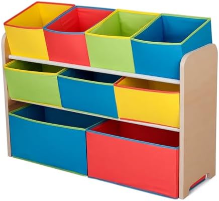 Delta Multi-Color Deluxe Toy Organizer with Storage Bins by DeltaChildren
