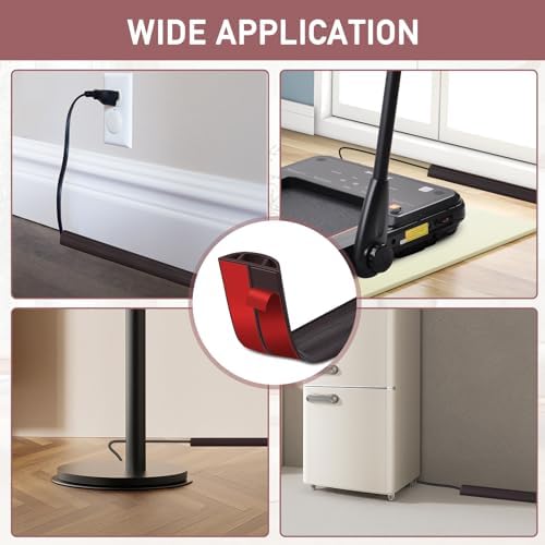LSGCQ Floor Cord Cover Self Adhesive Cord Hider Floor Cable Management - Image 6