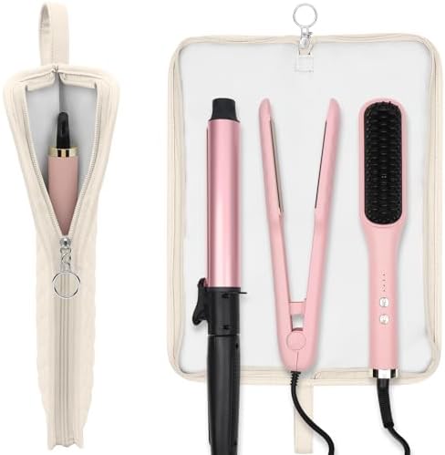 2-in-1 Heat Resistant Mat & Storage Bag for Hair Tools by Youlyveaw
