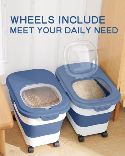 20-23 Lbs Dog Food Storage Container,Collapsible Dog Food Container - Image 6