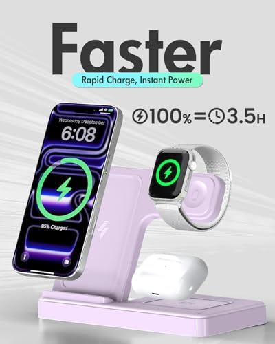GETPALS Wireless Charger iPhone Charging Station for Apple Multiple Devices - Image 5