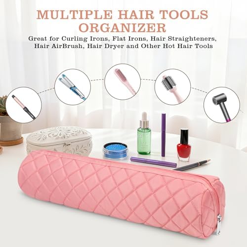 Suafrnut Large Heat Resistant Hot Hair Tools Organizer Bag(17.7" x 3.9") - Image 5