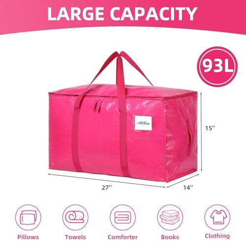 Extra Heavy Duty Large Moving Bags with Zippers and Reinforced Handles - Image 6