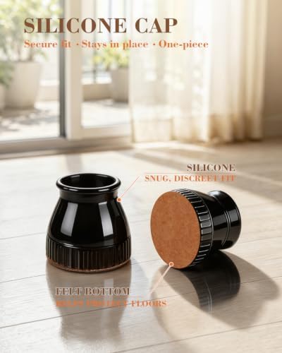 24 Pcs Chair Leg Floor Protectors for Hardwood Floors - Image 6