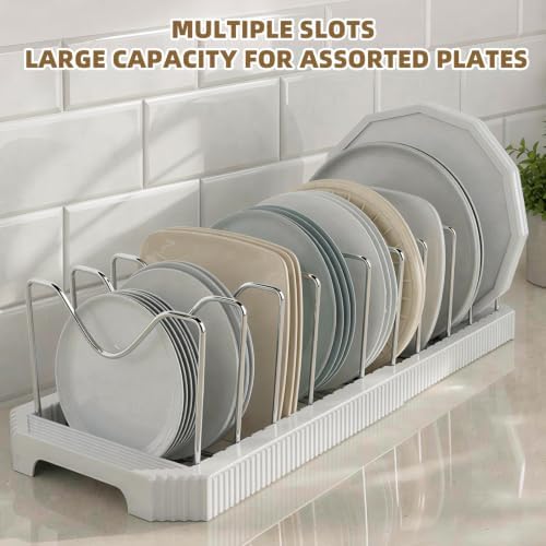 Expandable Pot Lid Organizer, 22" Adjustable Pot and Pan Holder - Image 7