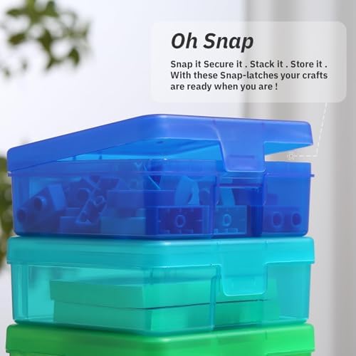 novelinks Plastic Small Storage Containers with Lids for Organizing - Image 4