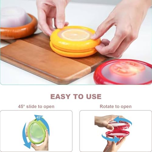 T-Raputa Avocado Saver and Tomato Holder - Set of 4 - Image 3
