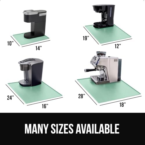 GORILLA GRIP Silicone Coffee Mat, Espresso Bar Essentials, 12x19, Mint - Image 5