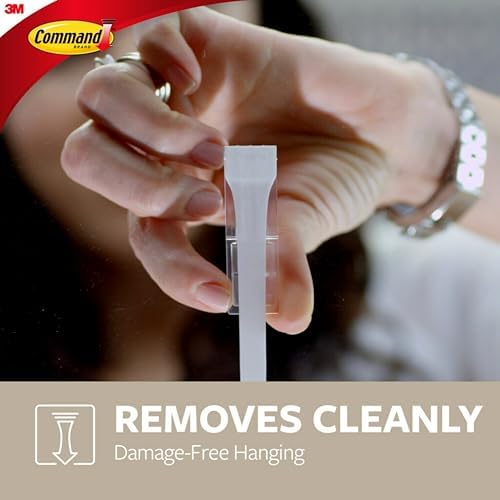 Command Large Matte Black Double Hooks, 2 Hooks and 2 Strips, Damage Free Hanging Wall Hooks with Adhesive Strips, No Tools Coat Hooks for Hanging Home Decor, Holds up to 4 lb (Pack of 3) - Image 4