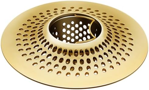 LKEYE Shower Drain Hair Catcher/Bathroom Drain Cover/Bathtub Drain Strainer/Shower Stall Drain Protector(Bronze) by LEKEYE