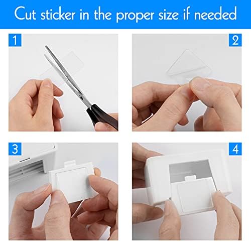 2 Pcs Toothbrush Holder Wall Mounted with Cover for Bathroom, 2 Slots Toothbrush Storage Organizer for Shower, Self Adhesive Toothbrush Hanger Rack for Dorm, Cabinet - Image 3
