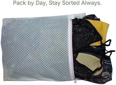 Mesh Laundry Bags for Delicates – 3 Pack (12”×16”) with Color-Coded Zippers, Protects Clothes from Damage, Breathable Honeycomb Mesh, Washer & Dryer Safe bags - Ideal for Bras, Lingerie & Socks - Image 7