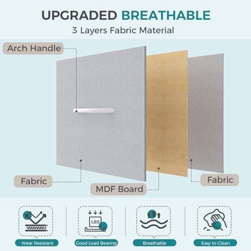 OLIXIS 5 Drawer Dresser for Bedroom, Storage Organizer Unit for Closet - Image 6