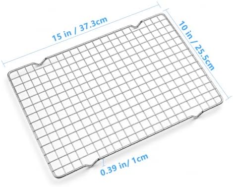 10"x15" Cooling Racks for Cooking & Baking, 2PCS Wire Rack - Image 2