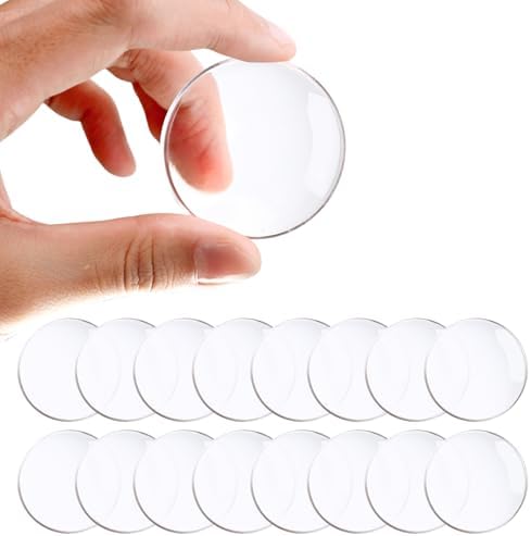 Door Stoppers for Wall, 2" Clear Silicone Door Knob Wall Protectors 16 Pack by Etybetopstar