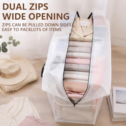 Windyun 4 Pack 75 Gallon Extra Large Moving Bags XXL Heavy Duty Storage Bag - Image 5