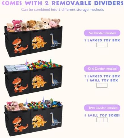 Extra Large Toy Box Storage Chest with Lid for Kids’ Room - 40x16x14'' - Image 5
