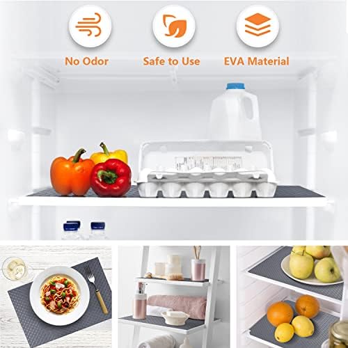 Shelf Liners for Kitchen Cabinets Non Adhensive,Gray 23.6"× 157.4" - Image 5