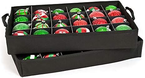 Santa's Bags Christmas Ornament Storage Box, 48 (3") Ornaments - Image 3