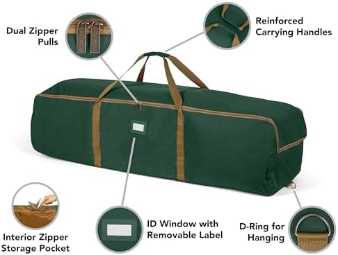 Covermates Storage Duffel Bag, 48" W x 24" D x 18" H, Green - Image 5
