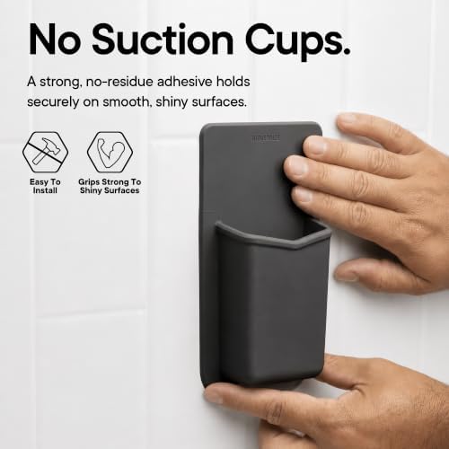 TOOLETRIES The Henry Essentials Holder, Bathroom Organizer - Charcoal - Image 4