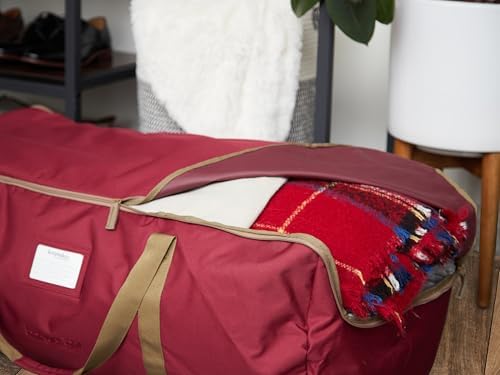 Covermates Storage Duffel Bag, 24" W x 16" D x 11" H, Red - Image 6