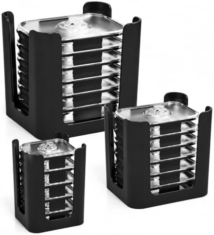 Black 3 Pack Food Container Lid Organizer for Rubbermaid Brilliance by Unknown