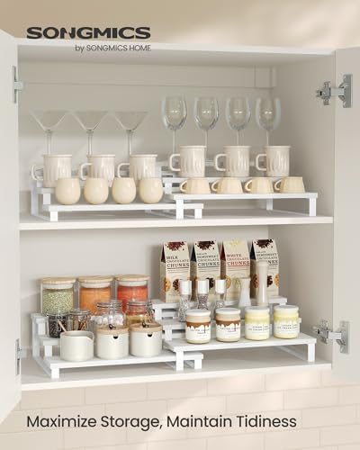 SONGMICS Display Risers, Perfume Organizer Stand, Cupcake Stand Holder - Image 2