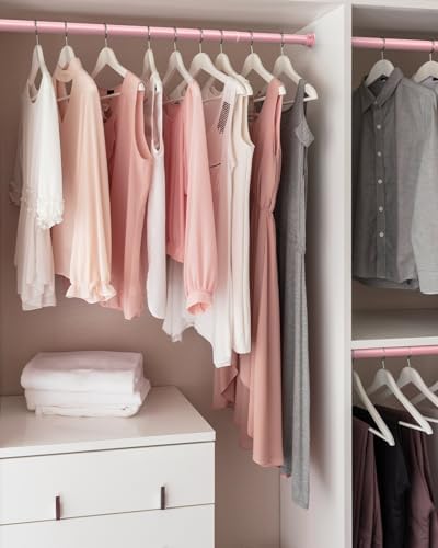 Supforce Adjuatable Closet Rods for Hanging Clothes Heavy Duty, 17-39in - Image 6