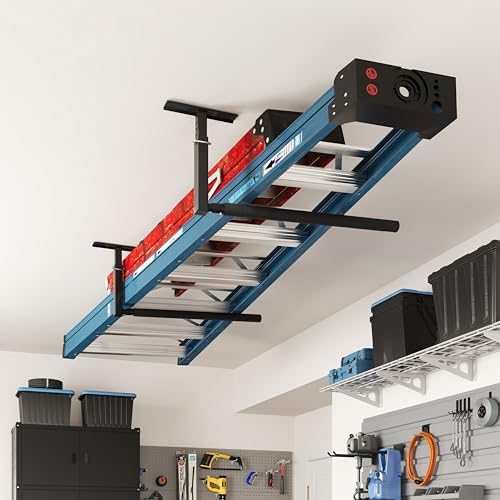 FLEXIMOUNTS Adjustable Overhead Ladder Rack, 35" Extended Arms - Image 2