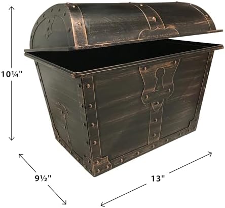Teacher Created Resources Large Plastic Treasure Chest Classroom Rewards Pirate Party Goody Box (TCR8759) (Pack of 1) - Image 3