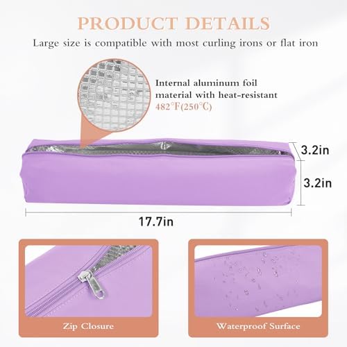 Suafrnut Professional Heat Resistant Hot Hair Tools Organizer Bag - Image 3