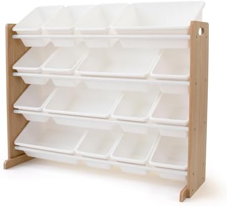 Humble Crew Kids Toy Organizer with 16 Bins, 4 Tier Storage for Playroom by HumbleCrew