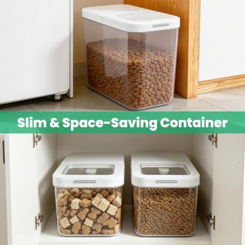 TBMax Pet Dog Cat Food Storage Container 6 Lbs with Airtight Flip-up Lid - Image 5