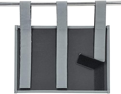 Zafit Hanging Bedside Caddy, Bedside Storage Organizer for Magazine, Phone, Remote control (4 Pockets-Grey) - Image 5