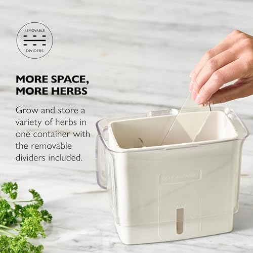 Cole & Mason Herb Storage Container for Refrigerator, Fresh Herb Keeper - Image 4