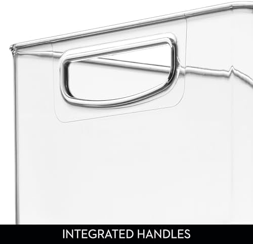 iDesign Stackable Storage Bin, Set of 4, Clear - Image 5