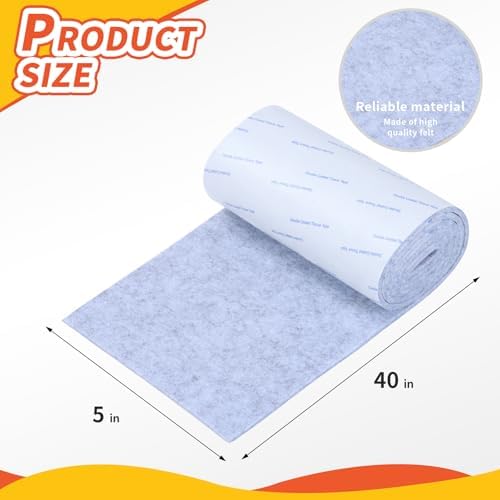 Felt Furniture Pads, 40 x 5 x 0.12 Inch Felt Strips - Image 2