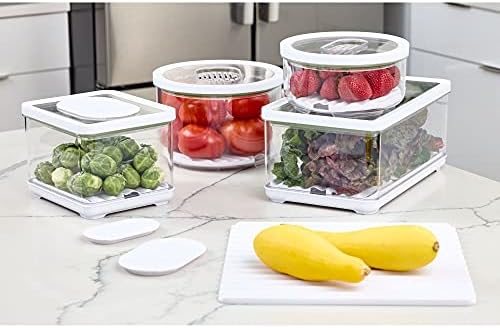 iDesign Round Fridge Produce Bin, Clear - Image 4