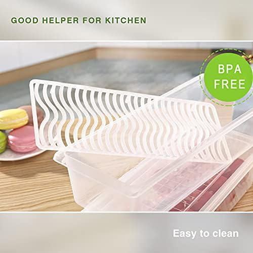 3 Pack 1.5L Fruit Storage Containers for Fridge with Removable Drain Tray - Image 7