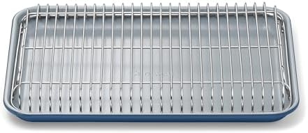 Caraway Non-Stick Ceramic Baking Sheet and Cooling Rack by Unknown