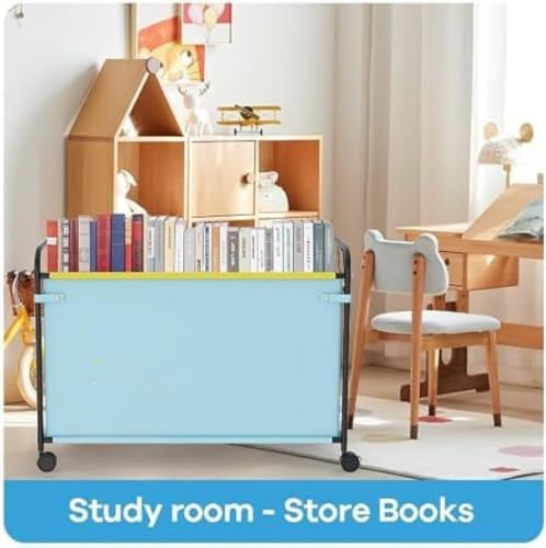 JBBTOOL 180L Extra-Large Box, Storage Bin with Wheels, for storing comforters, books, and miscellaneous items - Image 2