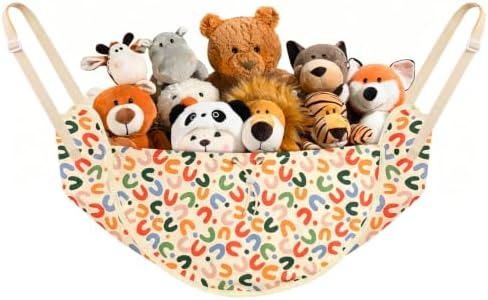 CERETIA Stuffed Animal Organizer, Toy Hammock Plush Holder Storage, Colorc - Image 2
