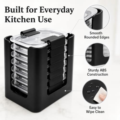 3-Pack Lid Organizer for Rubbermaid Brilliance (Medium, Small, Tiny) - Image 5