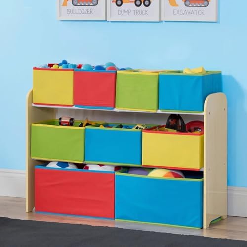 Delta Multi-Color Deluxe Toy Organizer with Storage Bins - Image 4